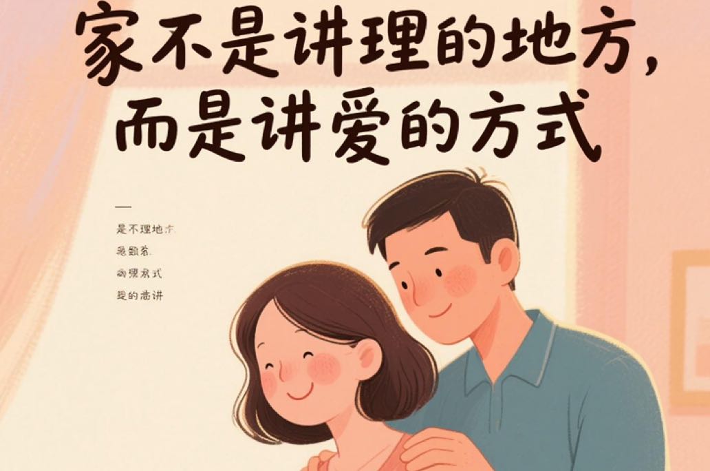 家不是讲理的地方，而是讲爱的地方