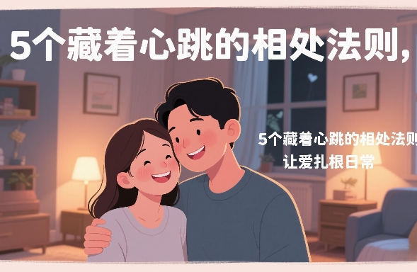 5个藏着心跳的相处法则，让爱扎根日常