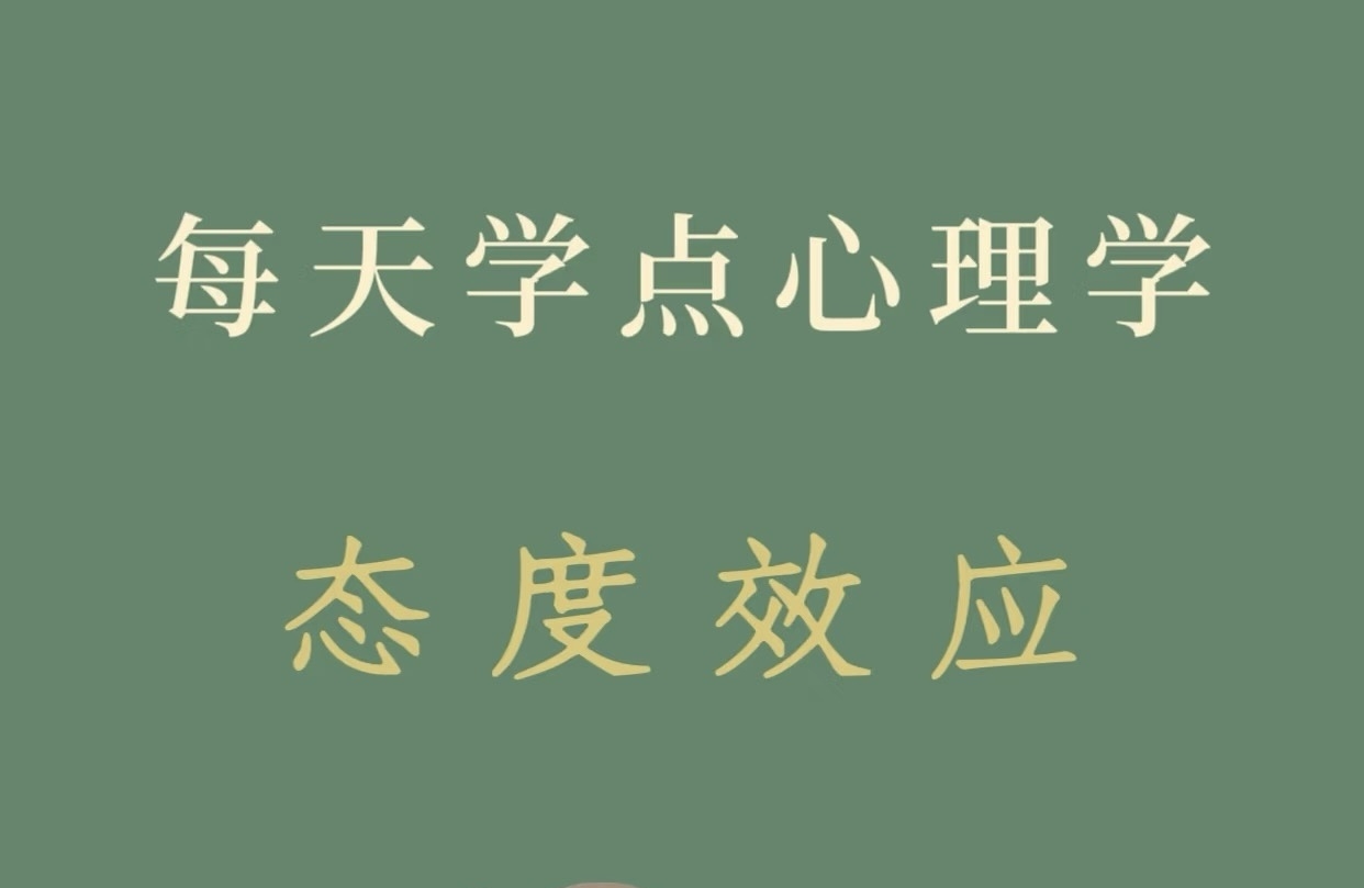 态度效应