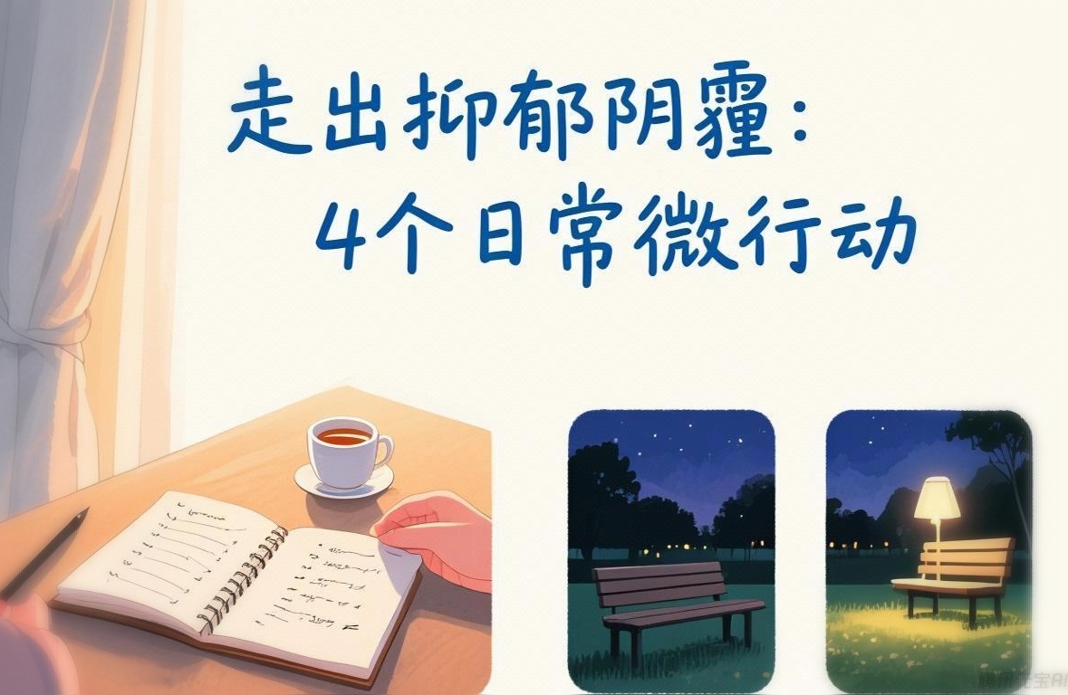 走出抑郁阴霾：4个日常微行动