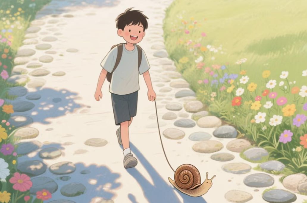 男女相处像《牵着蜗牛去散步》