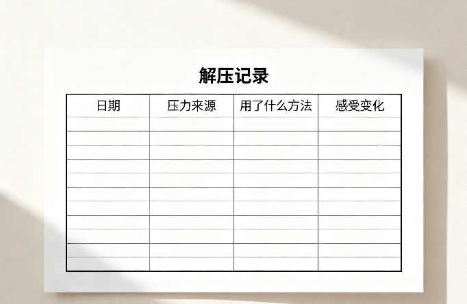 缓解压力,轻轻松松