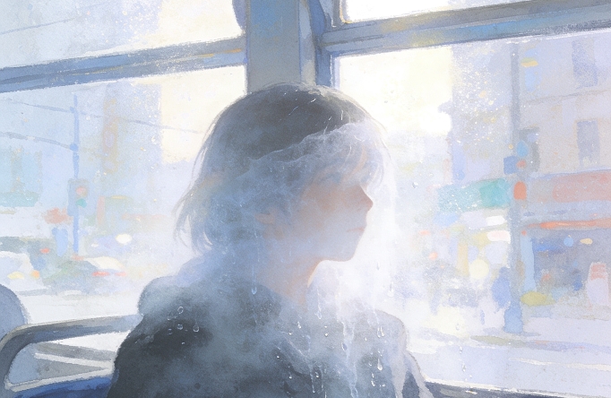 “生活正常运转，内心却像蒙了一层雾”