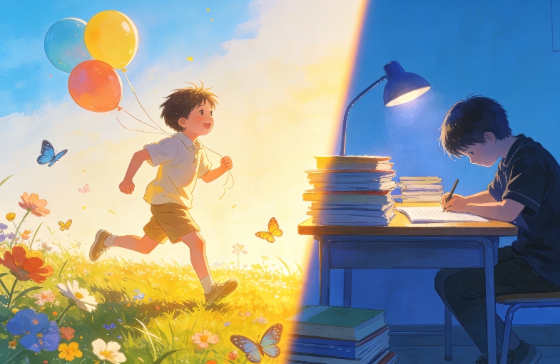 孩子快乐教育和严格教育的利与弊